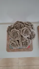 Bouquet in progress — Damiano Derin's studio