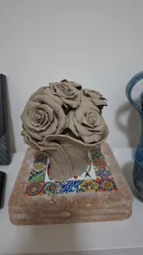 Bouquet in progress — Damiano Derin's studio