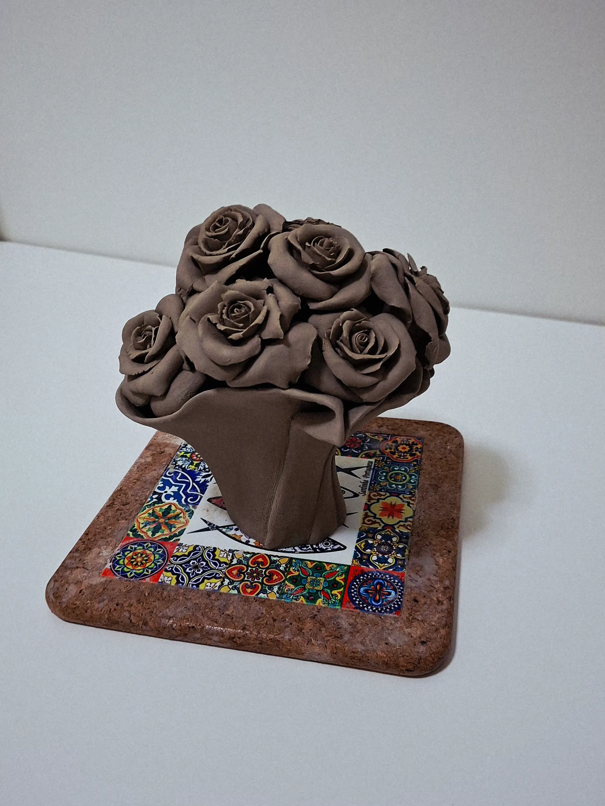 Bouquet in progress — Damiano Derin's studio